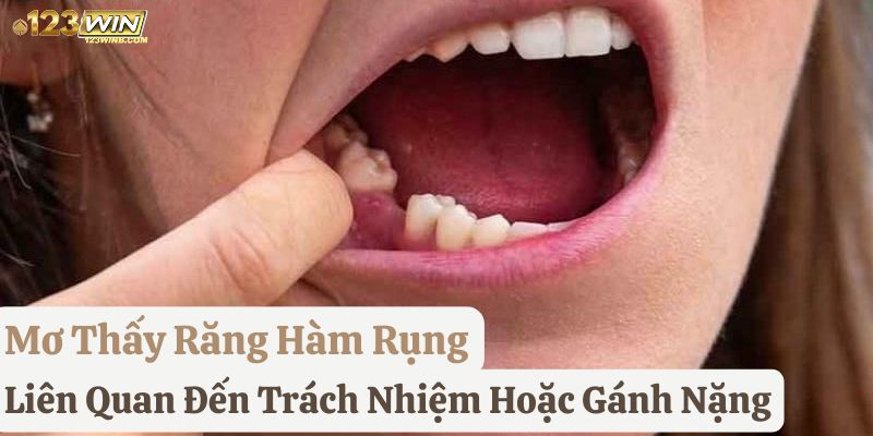 mơ rụng răng 123win