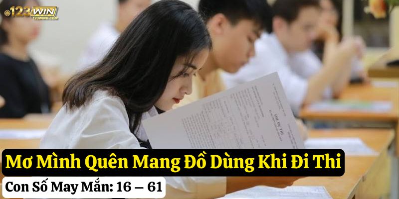 nằm mơ thấy đi thi