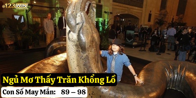 nằm mơ thấy trăn