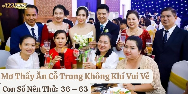 nằm mơ thấy ăn cỗ