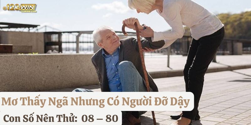 mơ thấy bị ngã