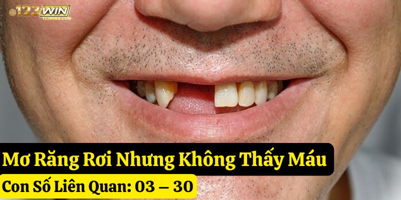 nằm mơ rụng răng