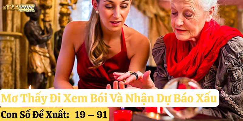 mơ thấy đi xem bói 123win