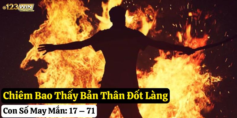 mơ thấy người đốt làng