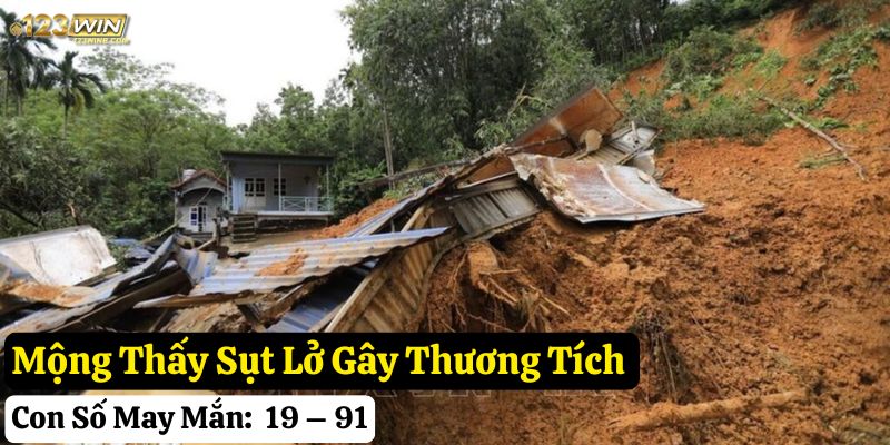 nằm mơ thấy sụt lở