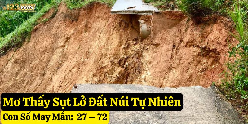 nằm mơ sụt lở