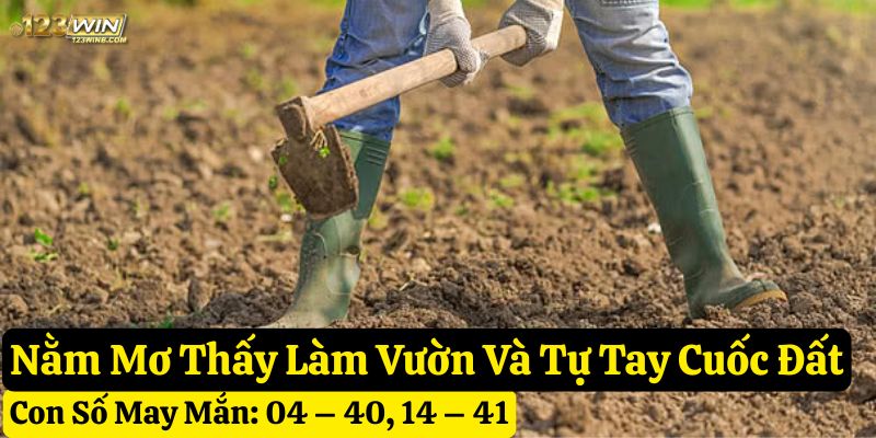 nằm mơ thấy làm vườn 123win
